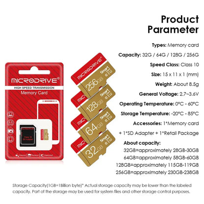 Compact MicroSD Memory Card Adapter with High-Speed Storage