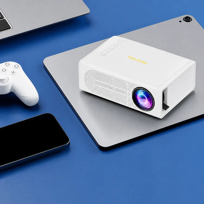Compact Mini Projector for Movies & Gaming, 1080P Supported