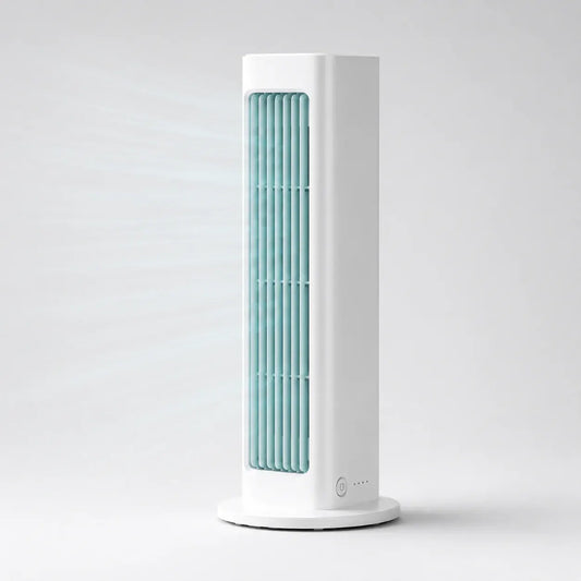 Compact Oscillating Tower Fan Portable Quiet Cooling