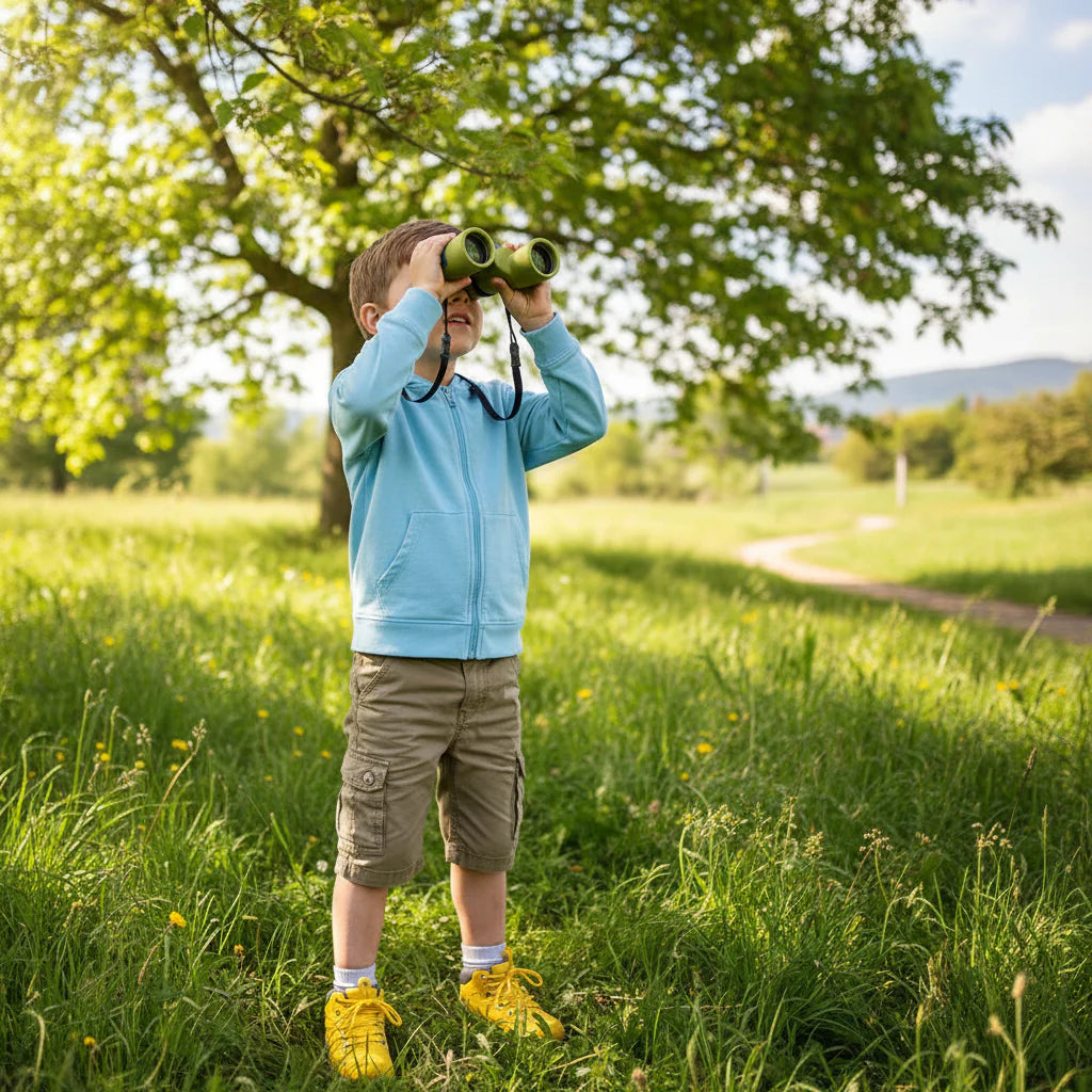 Compact Portable Binoculars for Kids Outdoor Adventure Toy