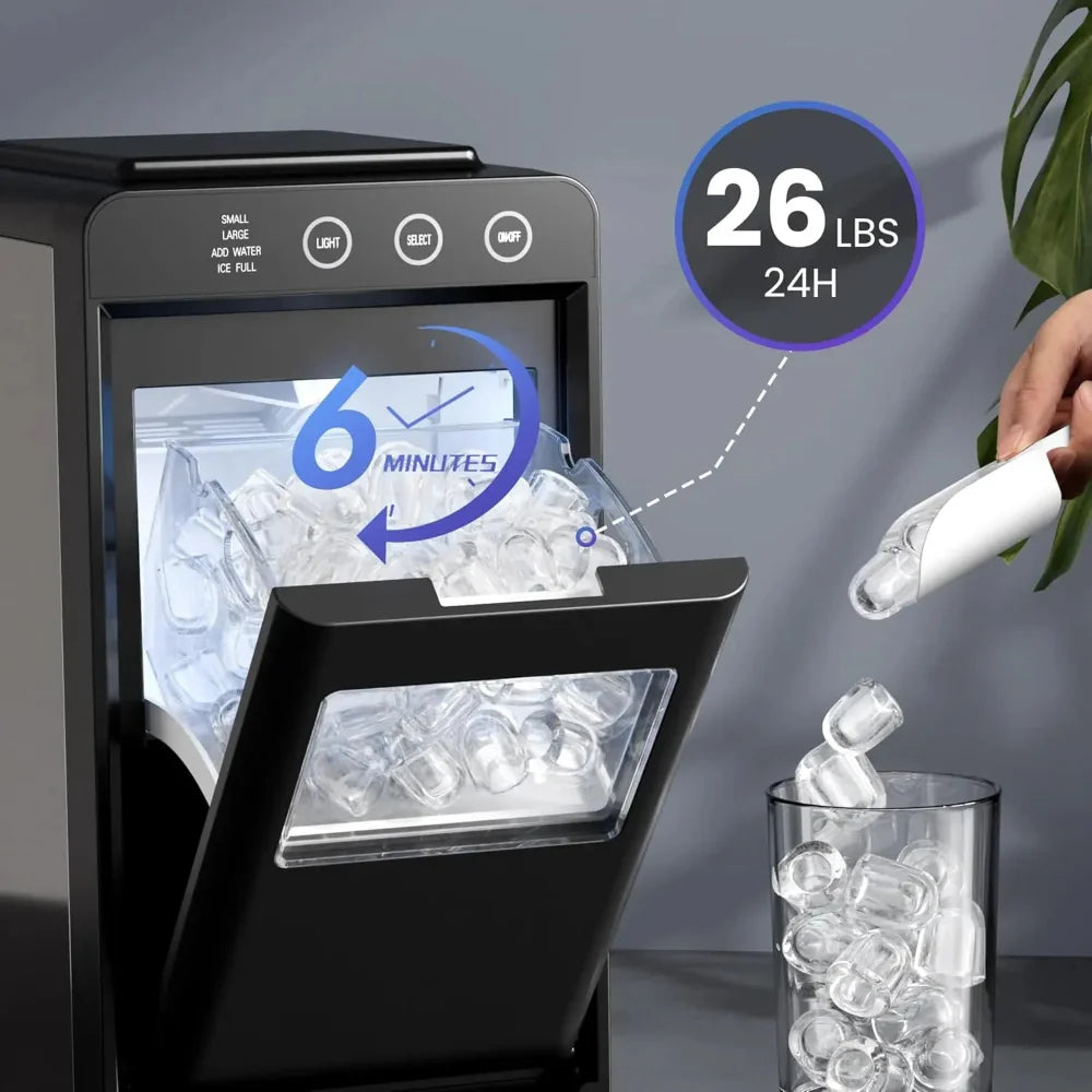 Compact Portable Countertop Ice Maker Machine