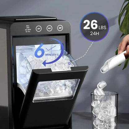 Compact Portable Countertop Ice Maker Machine