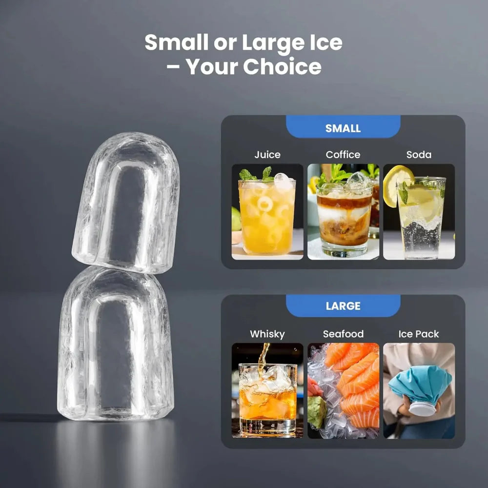 Compact Portable Countertop Ice Maker Machine