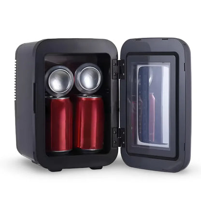 Compact Portable Desktop Beverage Cooler & Mini Fridge Freezer