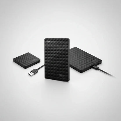 Compact Portable External SSD Hard Drive with USB Interface