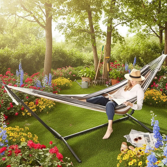 Compact Portable Hammock Stand for Camping & Outdoor Use