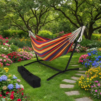 Compact Portable Hammock Stand for Camping & Outdoor Use
