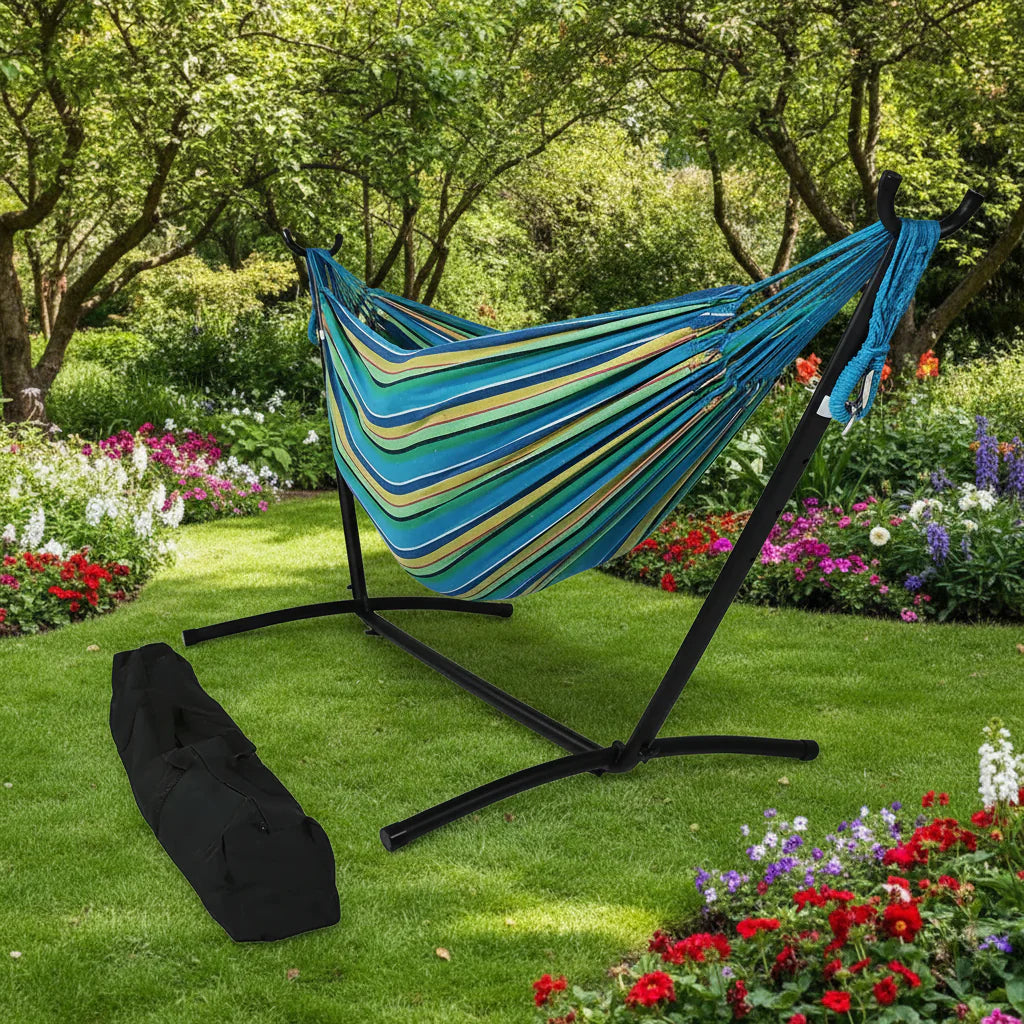 Compact Portable Hammock Stand for Camping & Outdoor Use