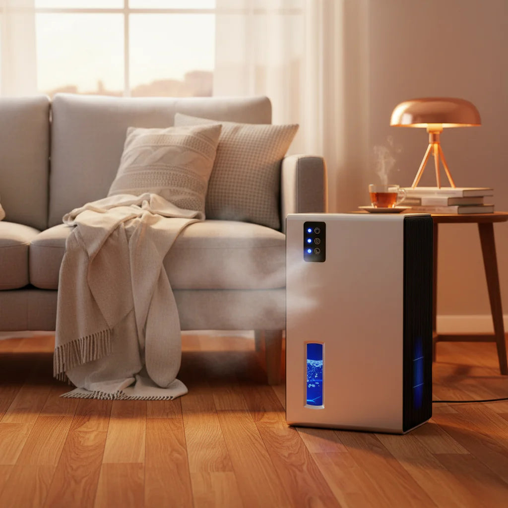 Compact Quiet Digital Home Basement Dehumidifier