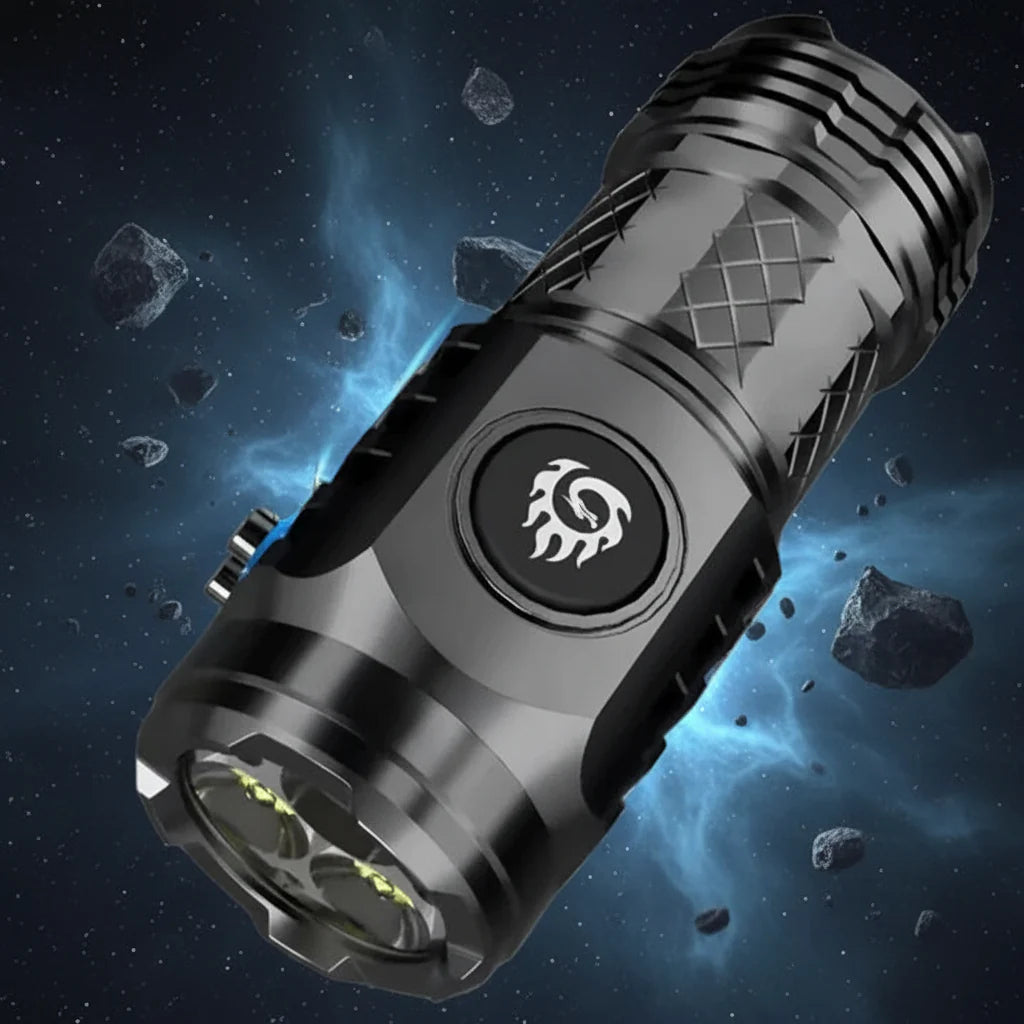 Compact Rechargeable Waterproof Handheld LED Mini Flashlight Torch
