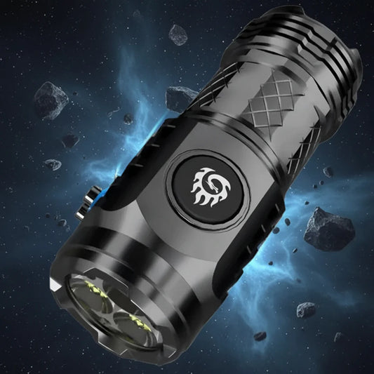 Compact Rechargeable Waterproof Handheld LED Mini Flashlight Torch