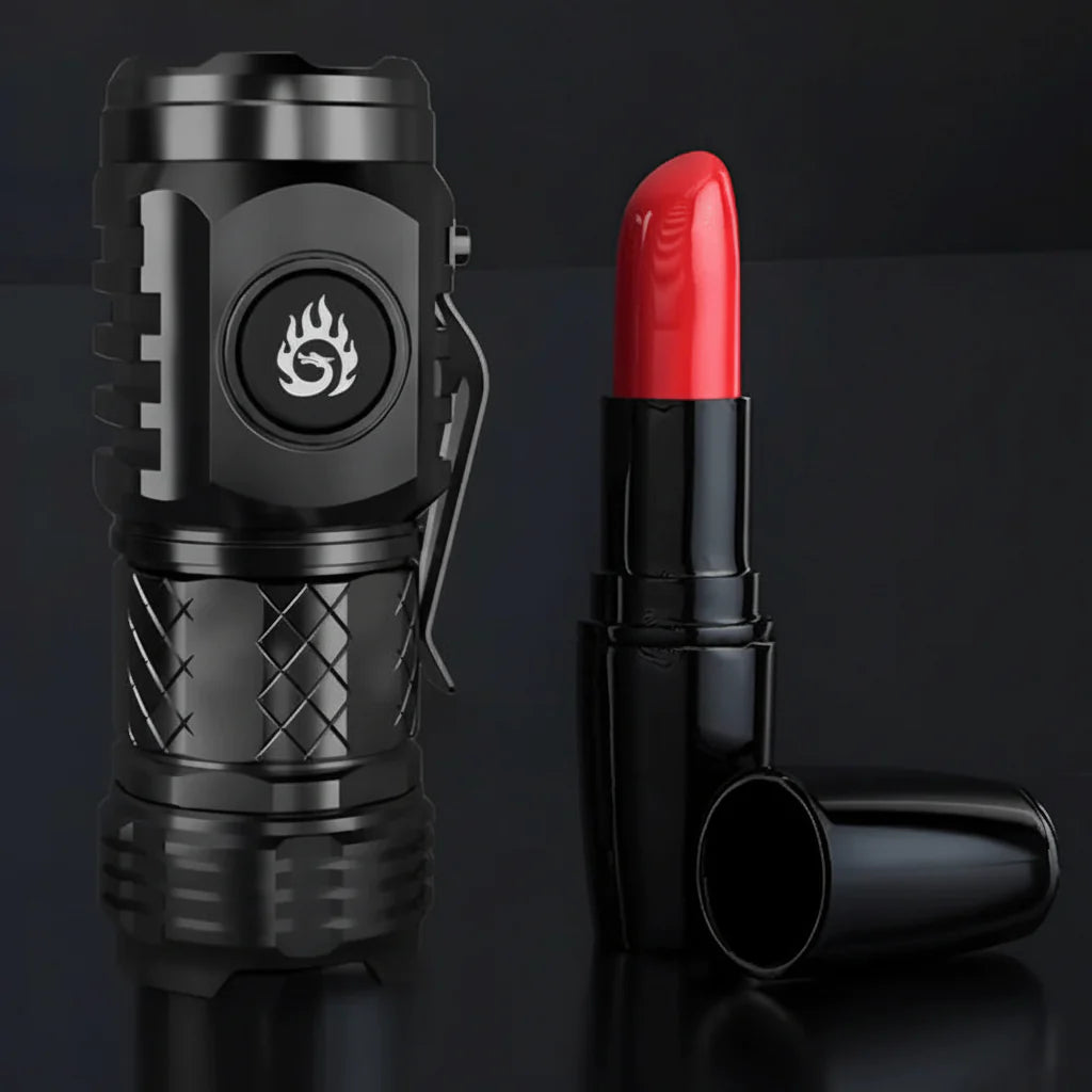 Compact Rechargeable Waterproof Handheld LED Mini Flashlight Torch