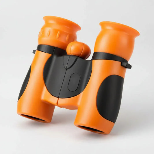 Compact Rubber-Grip Field Binoculars for Children