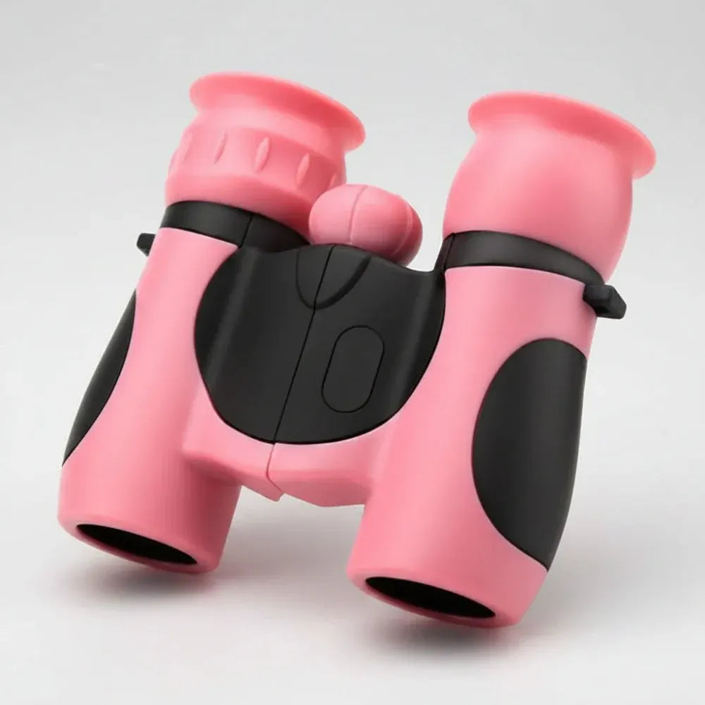 Compact Rubber-Grip Field Binoculars for Children