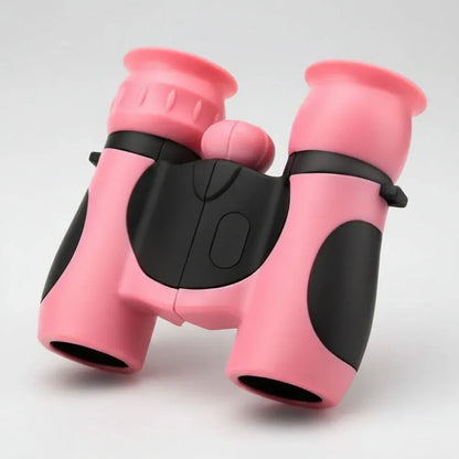 Compact Rubber-Grip Field Binoculars for Children