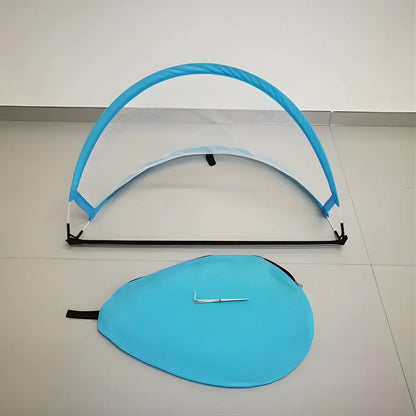 Compact Soccer Goal Net for Outdoor Training and Practice Setup