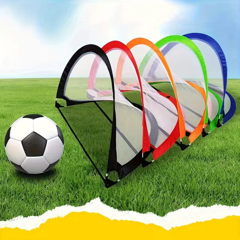 Compact Soccer Goal Net for Outdoor Training and Practice Setup