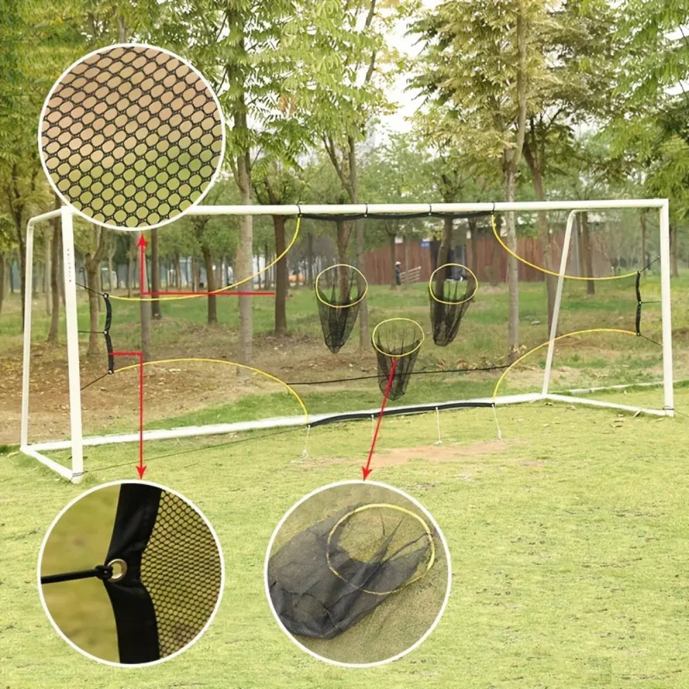 Compact Soccer Training Net for Accuracy and Goal Practice
