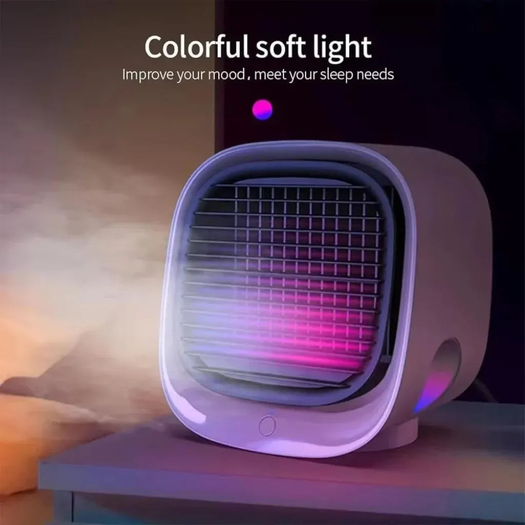 Compact USB Mini Fan Portable Personal Air Cooler