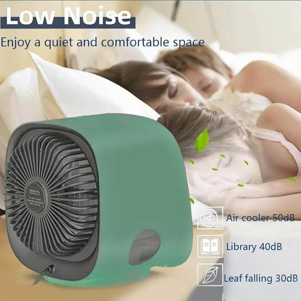 Compact USB Mini Fan Portable Personal Air Cooler