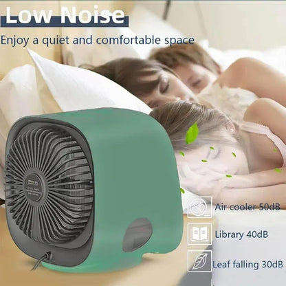 Compact USB Mini Fan Portable Personal Air Cooler