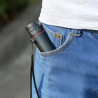 Compact Waterproof Monocular Scope with Phone Holder Mount