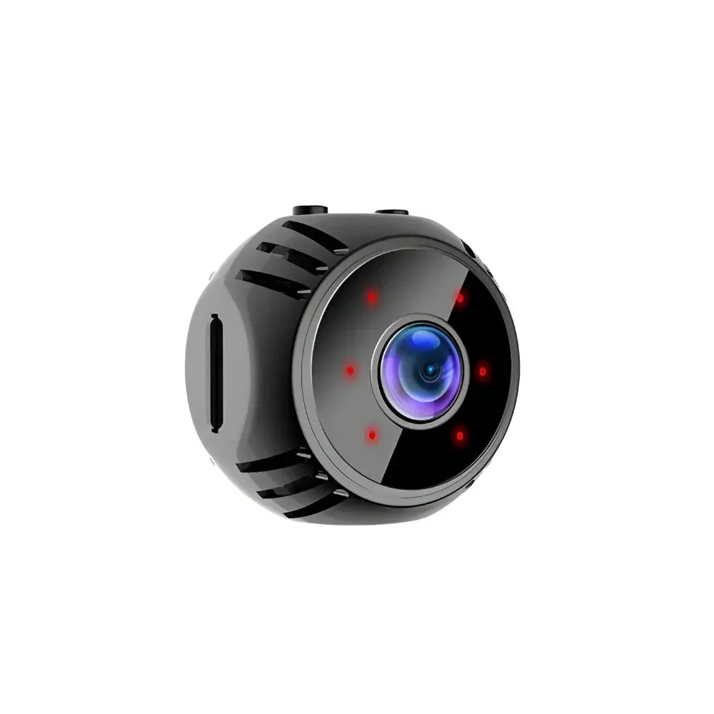 Compact WiFi Security Camera with Night Vision and Motion Detection