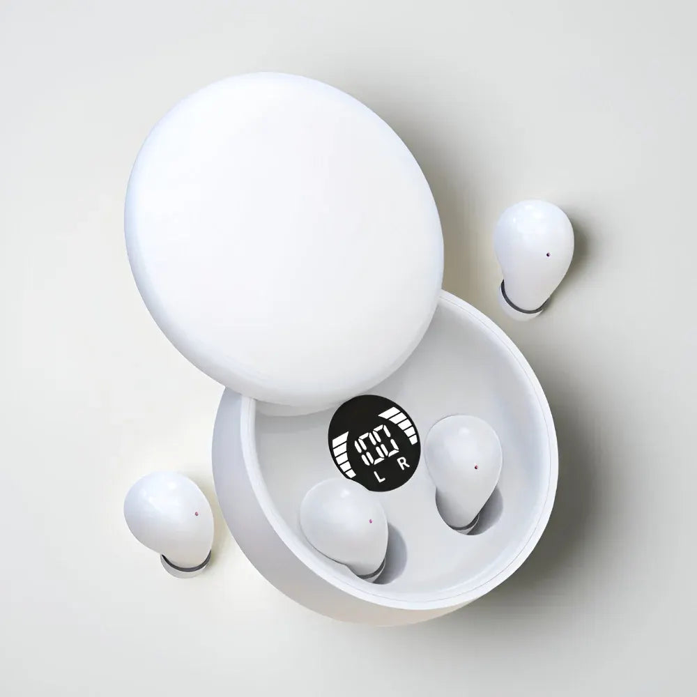 Compact Wireless In-Ear Buds with Touch Control, Rechargeable