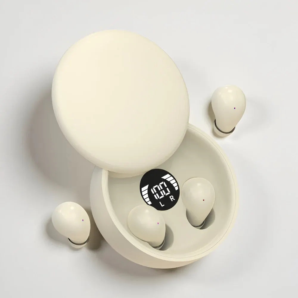 Compact Wireless In-Ear Buds with Touch Control, Rechargeable