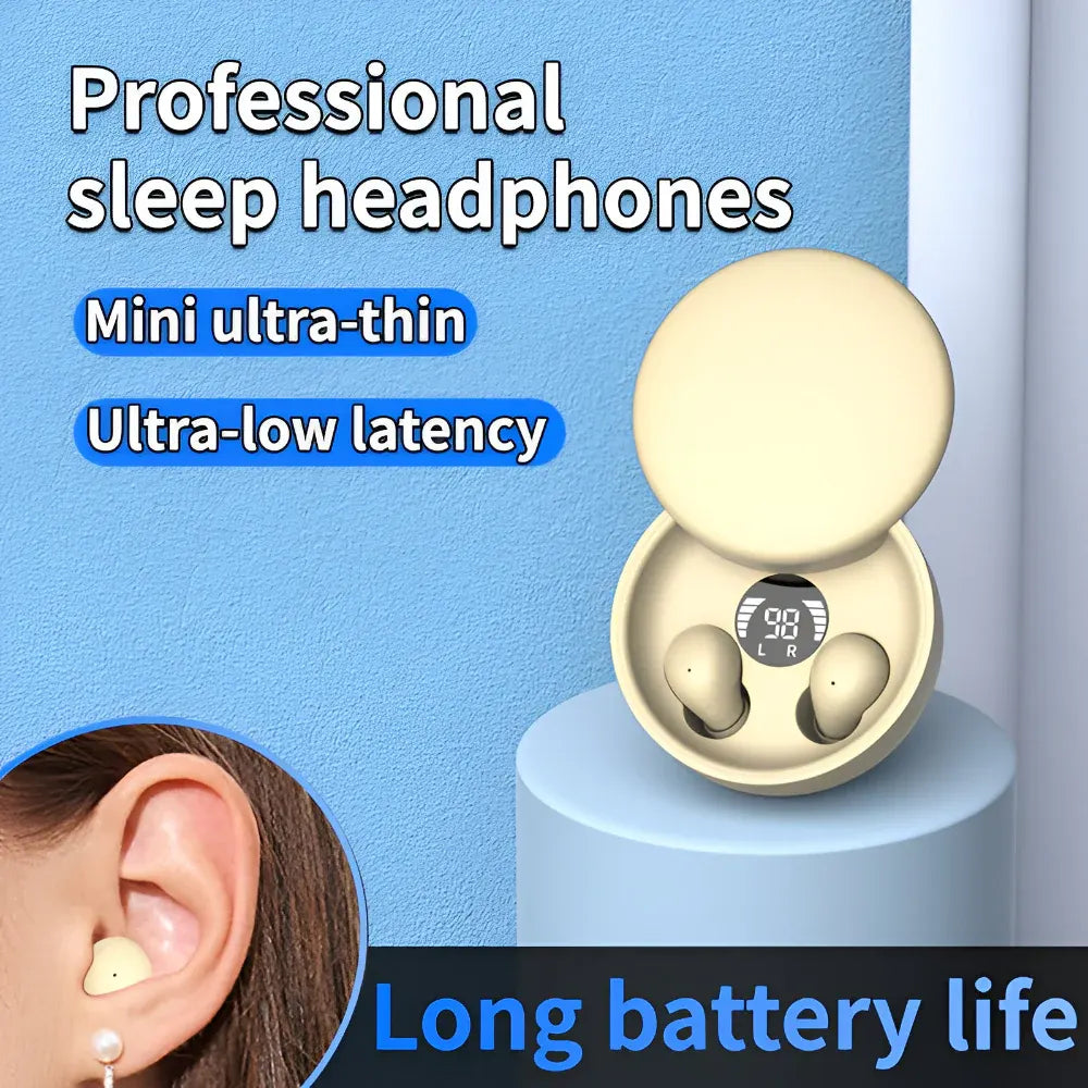 Compact Wireless In-Ear Buds with Touch Control, Rechargeable