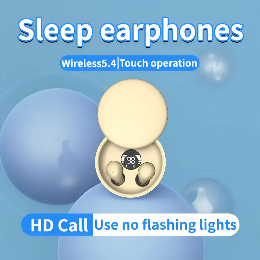 Compact Wireless In-Ear Buds with Touch Control, Rechargeable