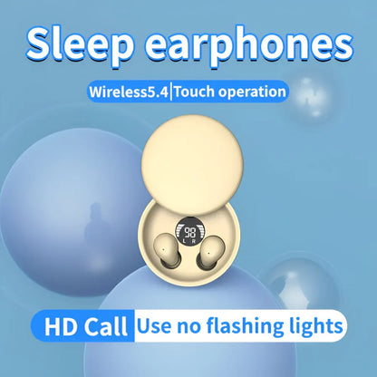 Compact Wireless In-Ear Buds with Touch Control, Rechargeable
