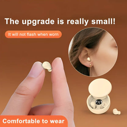 Compact Wireless In-Ear Buds with Touch Control, Rechargeable