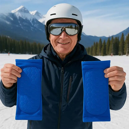 Compression Shin Protectors for Skiing Gear
