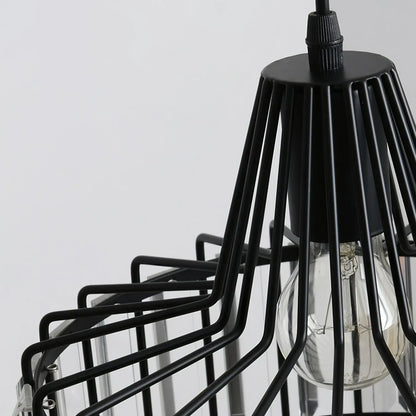 Contemporary Black Crystal Chandelier Pendant | Elegant Ceiling Fixture