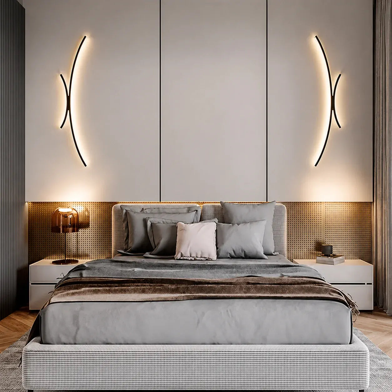 Contemporary Linear LED Sconce for Bathroom, Living Room & Dining Areas