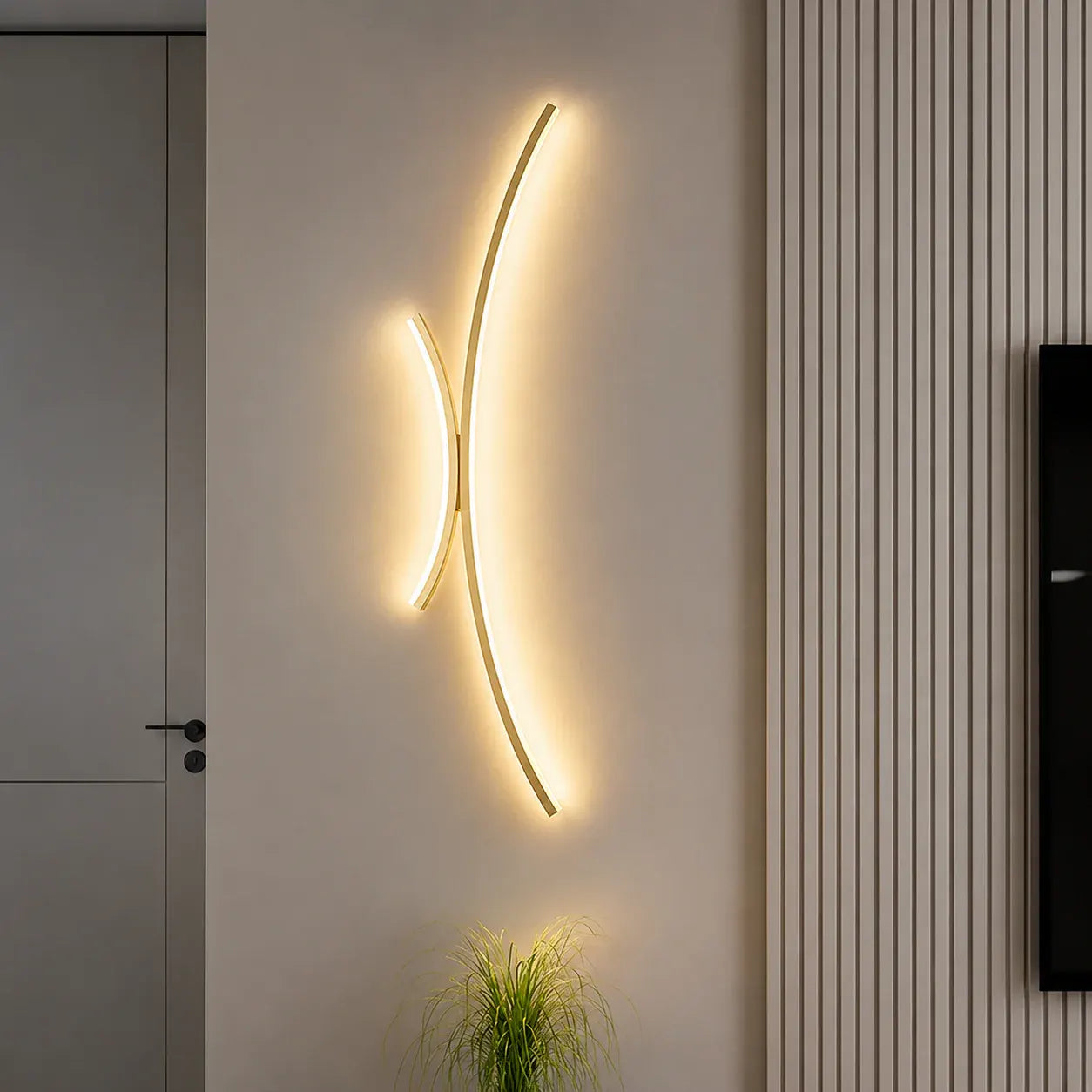 Contemporary Linear LED Sconce for Bathroom, Living Room & Dining Areas