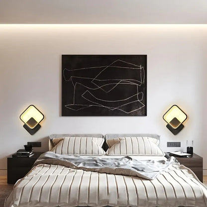 Contemporary Square LED Wall Sconce | Minimalist Geometric Light Fixture