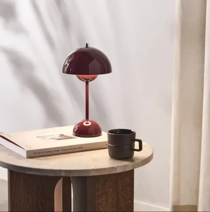Contemporary Table Lamp with Scandinavian Design Accent