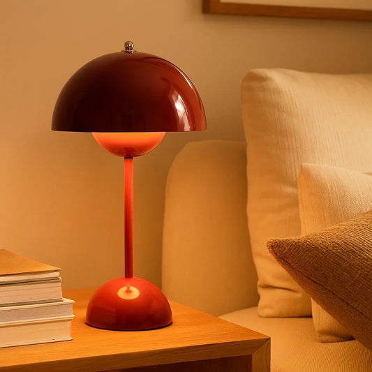 Contemporary Table Lamp with Scandinavian Design Accent
