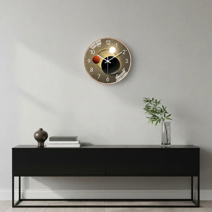 Contemporary Wall Clock Decorative Home Accent Design