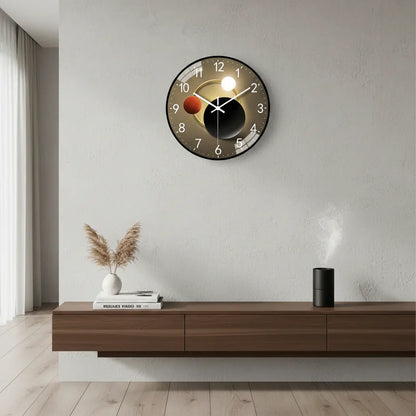 Contemporary Wall Clock Decorative Home Accent Design