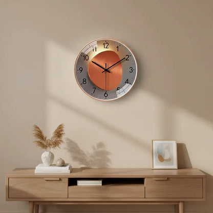 Contemporary Wall Clock Decorative Home Accent Design