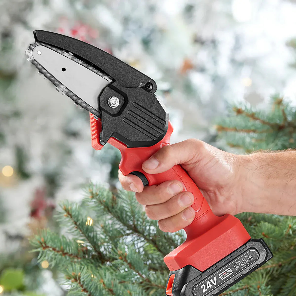 Cordless Handheld Mini Electric Chainsaw for Garden Pruning & Cutting