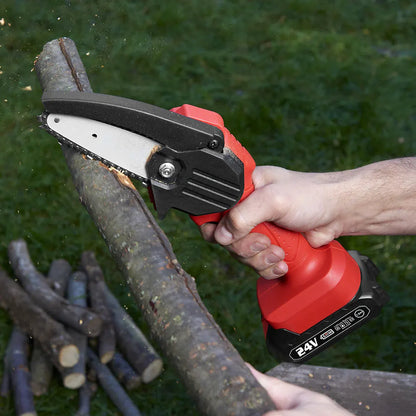 Cordless Handheld Mini Electric Chainsaw for Garden Pruning & Cutting