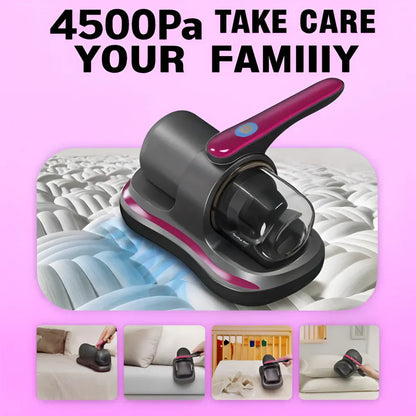 Cordless Handheld Vacuum Cleaner for Mattress Dust Removal