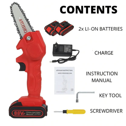 Cordless Mini Chainsaw Pruning Cutter Tool