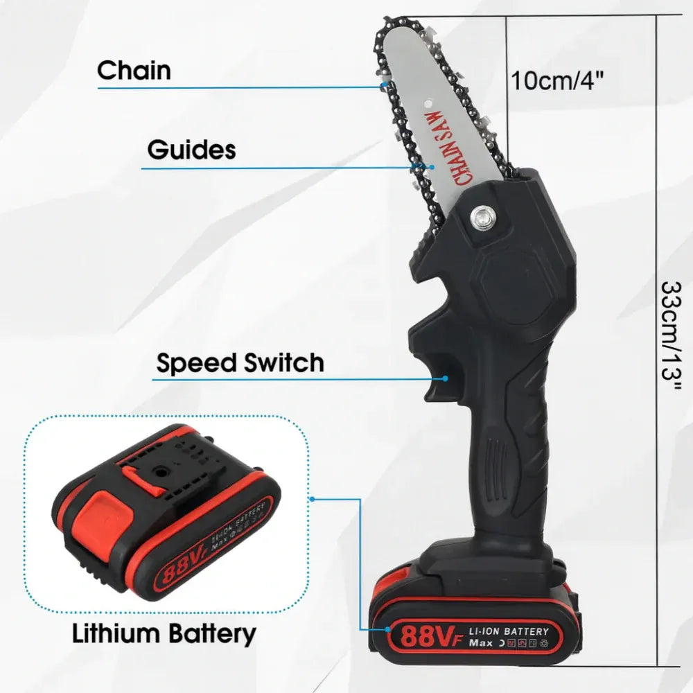 Cordless Mini Chainsaw Pruning Cutter Tool