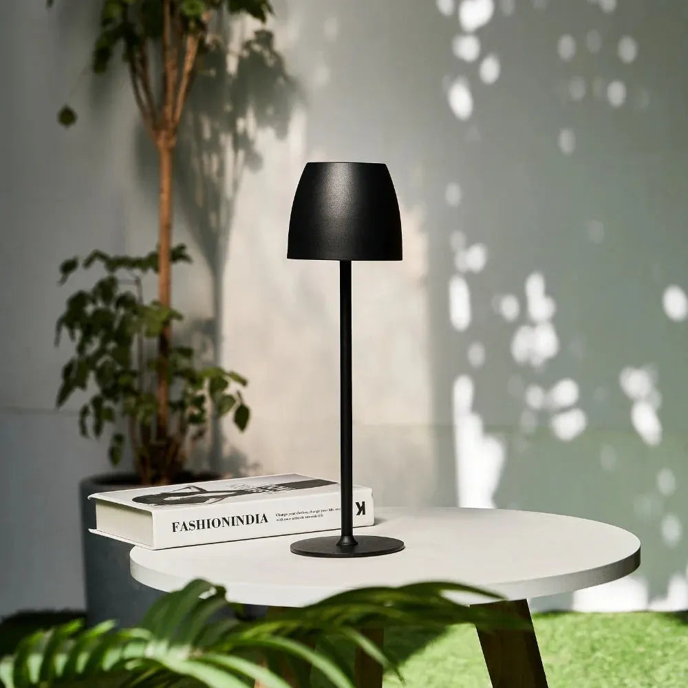 Cordless Modern LED Outdoor Table Lamp with Dimmable Light
