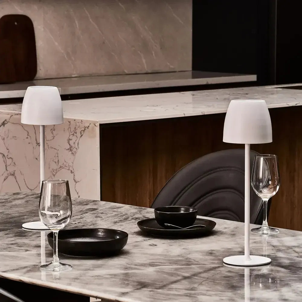 Cordless Modern LED Outdoor Table Lamp with Dimmable Light